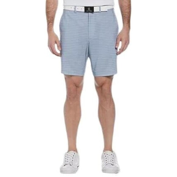 PGA Tour Other - PGA TOUR Men's Active Gripper Waistband Shorts Tradewinds Gray Size 30 NEW 8"